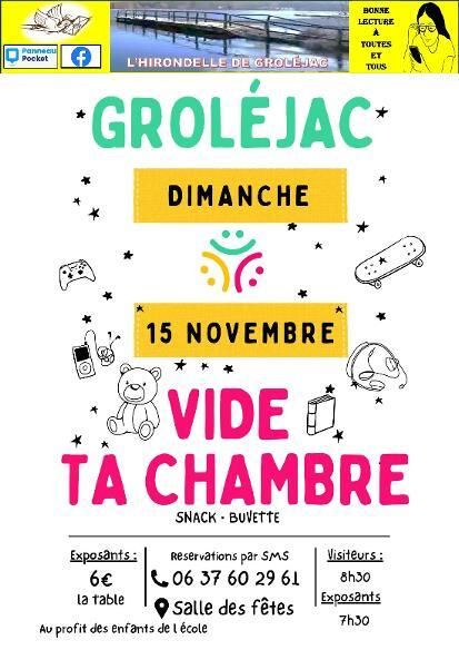 Vide ta chambre à Groléjac