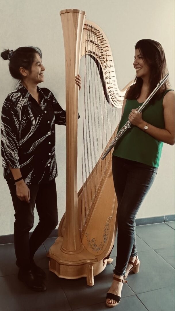 Concert flûte et harpe au Petit Théâtre