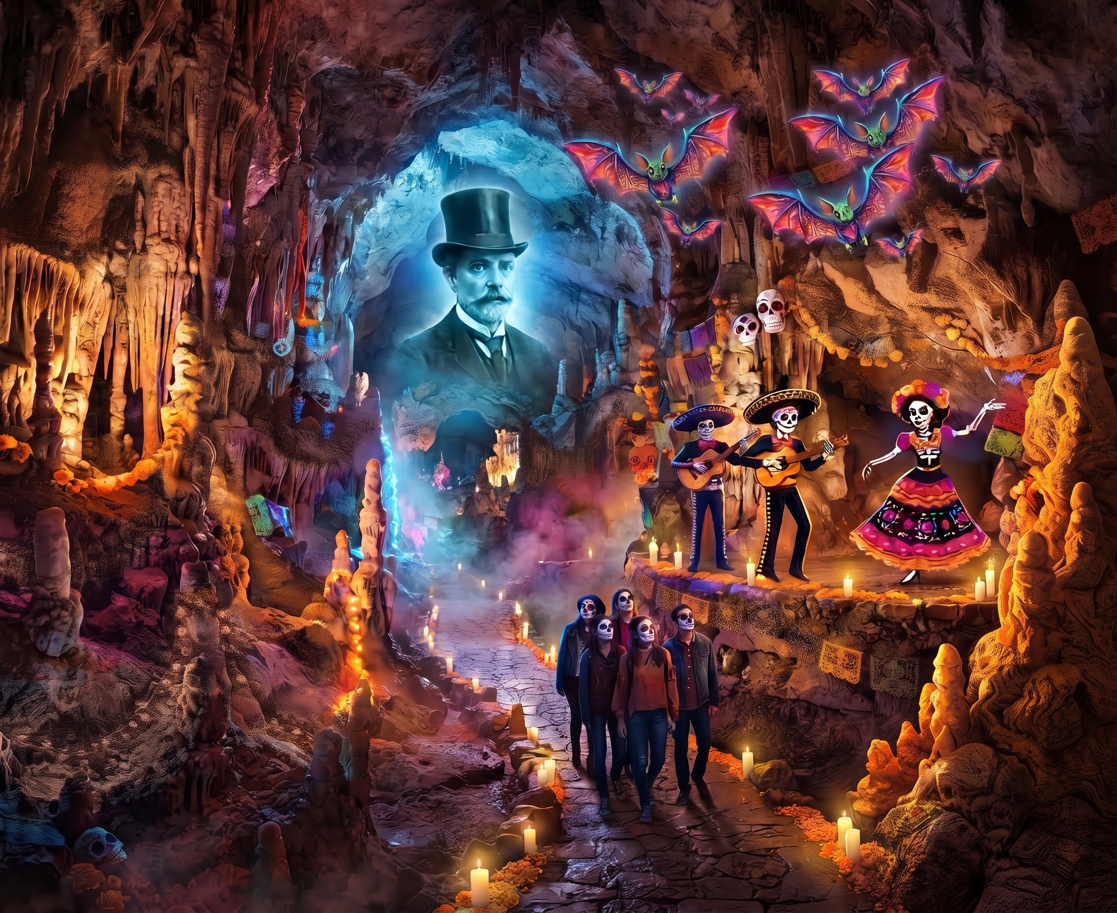 Dia de los muertos, Grottes de Bétharram