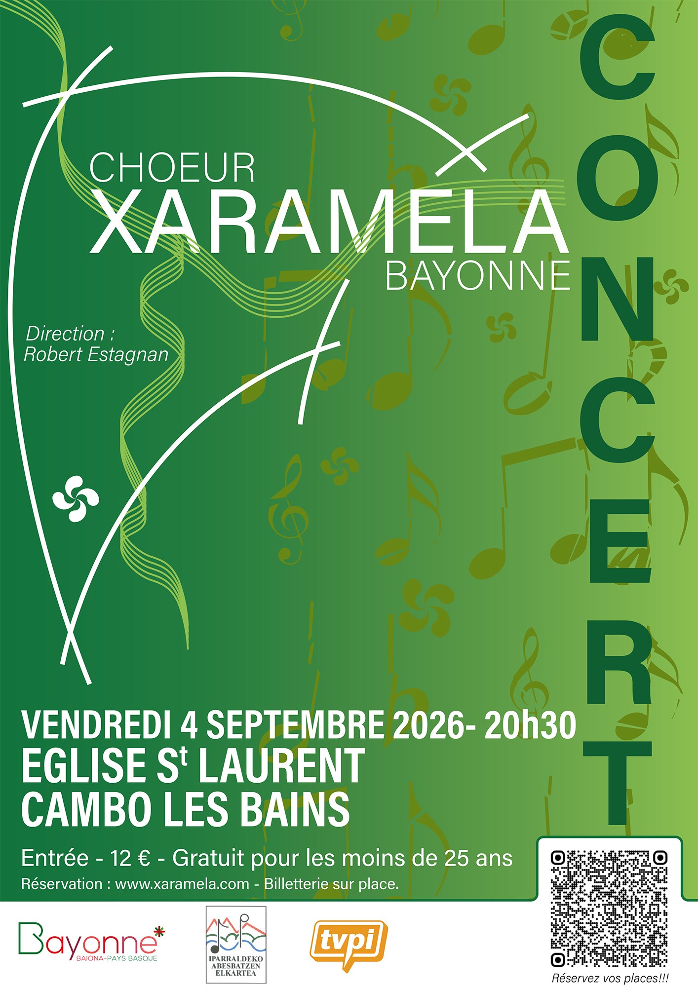 Concert de chants basques avec le chœur mixte  ...