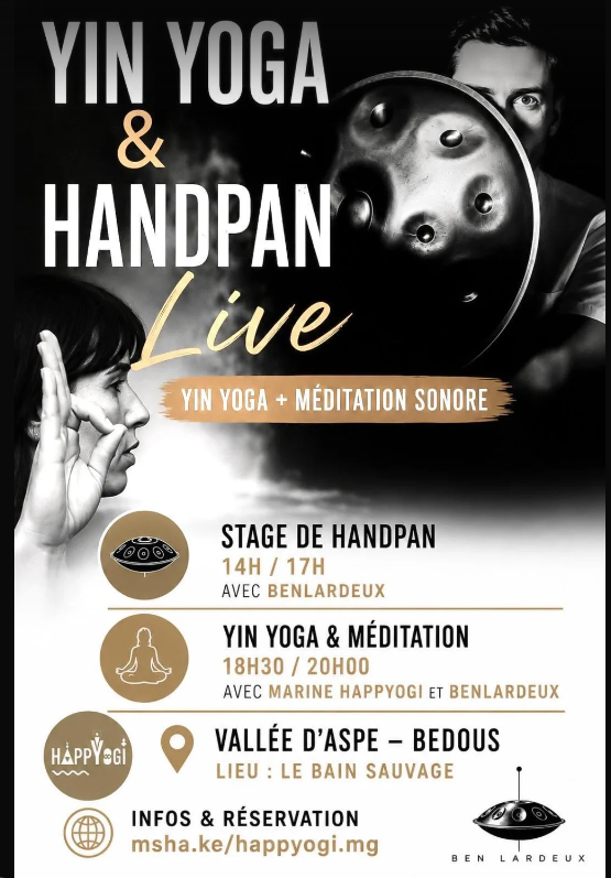 Yin Yoga et Handpan